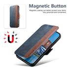 For iPhone 16 Suteni Q07 2-in-1 Multi-function Detachable Wallet MagSafe Phone Case(Blue) - 3