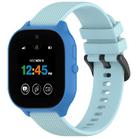 For Verizon Gizmo Watch 3 Kids Watch Textured Silicone 20mm Watch Band(Light Blue) - 1