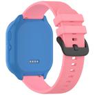 For Verizon Gizmo Watch 3 Kids Watch Textured Silicone 20mm Watch Band(Peach Pink) - 2