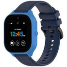 For Verizon Gizmo Watch 3 Kids Watch Textured Silicone 20mm Watch Band(Midnight Blue) - 1