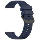 For Verizon Gizmo Watch 3 Kids Watch Textured Silicone 20mm Watch Band(Midnight Blue) - 3