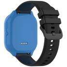 For Verizon Gizmo Watch 3 Kids Watch Textured Silicone 20mm Watch Band(Black) - 2