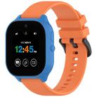 For Verizon Gizmo Watch 3 Kids Watch Textured Silicone 20mm Watch Band(Orange) - 1