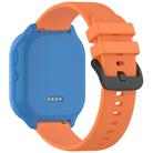 For Verizon Gizmo Watch 3 Kids Watch Textured Silicone 20mm Watch Band(Orange) - 2