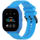 For Verizon Gizmo Watch 3 Kids Watch Textured Silicone 20mm Watch Band(Blue) - 1