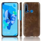 Shockproof Litchi Texture PC + PU Case for Huawei P20 lite 2019/Nova 5i(Brown) - 1