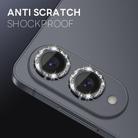For Samsung Galaxy S25 Edge 5G NORTHJO 1 Set Camera Lens Protector Glitter Metal Ring Film(Black) - 3