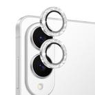 For Samsung Galaxy S25 Edge 5G NORTHJO 1 Set Camera Lens Protector Glitter Metal Ring Film(Silver) - 2