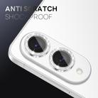 For Samsung Galaxy S25 Edge 5G NORTHJO 1 Set Camera Lens Protector Glitter Metal Ring Film(Silver) - 3