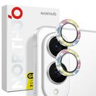 For Samsung Galaxy S25 Edge 5G NORTHJO 1 Set Camera Lens Protector Glitter Metal Ring Film(Colorful) - 1