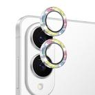 For Samsung Galaxy S25 Edge 5G NORTHJO 1 Set Camera Lens Protector Glitter Metal Ring Film(Colorful) - 2