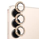For Samsung Galaxy S25+ 5G NORTHJO 1 Set Camera Lens Protector Glitter Metal Ring Film(Gold) - 2