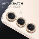 For Samsung Galaxy S25+ 5G NORTHJO 1 Set Camera Lens Protector Glitter Metal Ring Film(Gold) - 3