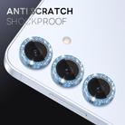 For Samsung Galaxy S25+ 5G NORTHJO 1 Set Camera Lens Protector Glitter Metal Ring Film(Blue) - 3