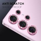 For Samsung Galaxy S25 Ultra 5G NORTHJO 1 Set Camera Lens Protector Glitter Metal Ring Film(Pink) - 3