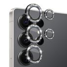 For Samsung Galaxy S25 Ultra 5G NORTHJO 1 Set Camera Lens Protector Glitter Metal Ring Film(Black) - 2