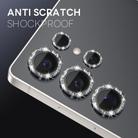 For Samsung Galaxy S25 Ultra 5G NORTHJO 1 Set Camera Lens Protector Glitter Metal Ring Film(Black) - 3