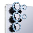 For Samsung Galaxy S25 Ultra 5G NORTHJO 1 Set Camera Lens Protector Glitter Metal Ring Film(Blue) - 2