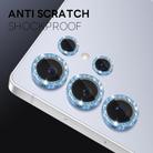 For Samsung Galaxy S25 Ultra 5G NORTHJO 1 Set Camera Lens Protector Glitter Metal Ring Film(Blue) - 3