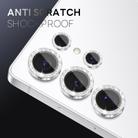 For Samsung Galaxy S25 Ultra 5G NORTHJO 1 Set Camera Lens Protector Glitter Metal Ring Film(Silver) - 3