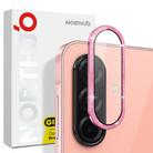 For Samsung Galaxy A26 5G NORTHJO 1 Set Camera Lens Protector Glitter Metal Ring Film(Pink) - 1