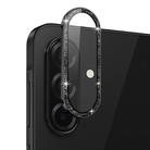 For Samsung Galaxy A26 5G NORTHJO 1 Set Camera Lens Protector Glitter Metal Ring Film(Black) - 2