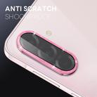 For Samsung Galaxy A36 5G / A56 5G NORTHJO 1 Set Camera Lens Protector Glitter Metal Ring Film(Pink) - 3
