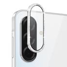 For Samsung Galaxy A36 5G / A56 5G NORTHJO 1 Set Camera Lens Protector Glitter Metal Ring Film(Silver) - 2
