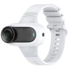 For Insta 360 Go 3 / Go 3S / Go 2 Solid Color Silicone Watch Band(White) - 2