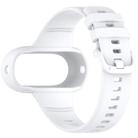 For Insta 360 Go 3 / Go 3S / Go 2 Solid Color Silicone Watch Band(White) - 3