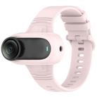 For Insta 360 Go 3 / Go 3S / Go 2 Solid Color Silicone Watch Band(Light Pink) - 2