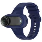 For Insta 360 Go 3 / Go 3S / Go 2 Solid Color Silicone Watch Band(Dark Blue) - 2