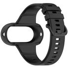 For Insta 360 Go 3 / Go 3S / Go 2 Solid Color Silicone Watch Band(Black) - 3