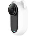 For Insta 360 Go 2 Solid Color Silicone Protective Case(White) - 1