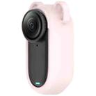 For Insta 360 Go 2 Solid Color Silicone Protective Case(Light Pink) - 1