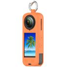 For Insta360 X5 Silicone Protective Case(Orange) - 2