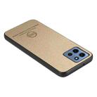 For Motorola Moto G 2025 5G Twill Fabric Leather Skin Back Phone Case(Khaki) - 3
