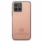 For Motorola Moto G15 Twill Fabric Leather Skin Back Phone Case(Pink) - 2