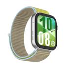For Huawei Watch Fit 4Pro Watch Case Integrated Nylon Loop Watch Band(Camel) - 1
