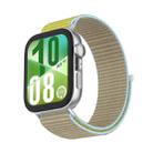 For Huawei Watch Fit 4Pro Watch Case Integrated Nylon Loop Watch Band(Camel) - 2
