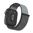For Huawei Watch Fit 4Pro Watch Case Integrated Nylon Loop Watch Band(Steel Gray) - 3