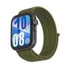For Huawei Watch Fit 4Pro Watch Case Integrated Nylon Loop Watch Band(Olive Color) - 2