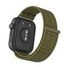 For Huawei Watch Fit 4Pro Watch Case Integrated Nylon Loop Watch Band(Olive Color) - 3