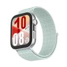 For Huawei Watch Fit 4Pro Watch Case Integrated Nylon Loop Watch Band(Light Cyan) - 2