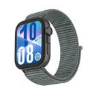 For Huawei Watch Fit 4Pro Watch Case Integrated Nylon Loop Watch Band(Stormy Grey) - 2