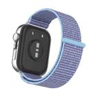 For Huawei Watch Fit 4Pro Watch Case Integrated Nylon Loop Watch Band(Sky Blue) - 3