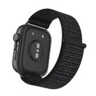 For Huawei Watch Fit 4 Watch Case Integrated Nylon Loop Watch Band(Black Yarn) - 3