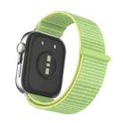 For Huawei Watch Fit 4 Watch Case Integrated Nylon Loop Watch Band(Light Yellow) - 3