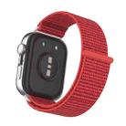 For Huawei Watch Fit 4 Watch Case Integrated Nylon Loop Watch Band(Red) - 3