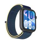 For Huawei Watch Fit 4 Watch Case Integrated Nylon Loop Watch Band(Ice Ocean) - 1